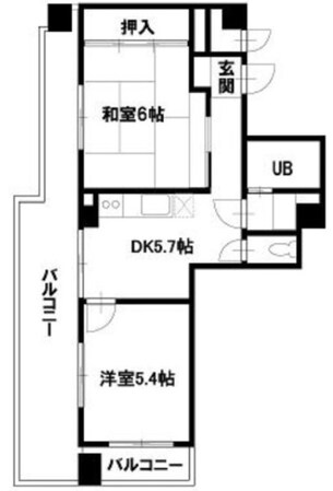 サザンハイム八王子の物件間取画像